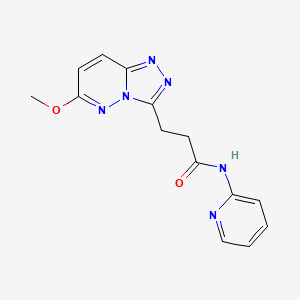 3-(6-methoxy[1,2,4]triazolo[4,3-b]pyridazin-3-yl)-N-(pyridin-2-yl)propanamide