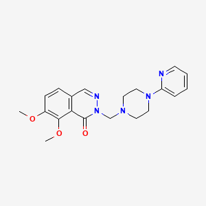 7,8-dimethoxy-2-{[4-(pyridin-2-yl)piperazin-1-yl]methyl}phthalazin-1(2H)-one