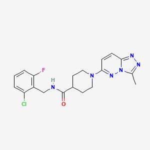 N-(2-chloro-6-fluorobenzyl)-1-(3-methyl[1,2,4]triazolo[4,3-b]pyridazin-6-yl)piperidine-4-carboxamide