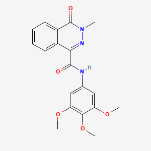 3-methyl-4-oxo-N-(3,4,5-trimethoxyphenyl)-3,4-dihydrophthalazine-1-carboxamide