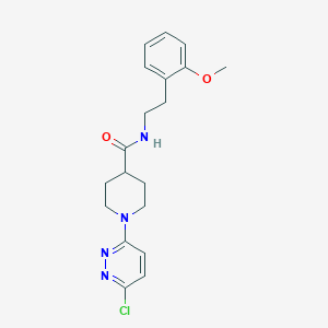 1-(6-chloropyridazin-3-yl)-N-[2-(2-methoxyphenyl)ethyl]piperidine-4-carboxamide