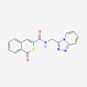 1-oxo-N-([1,2,4]triazolo[4,3-a]pyridin-3-ylmethyl)-1H-isothiochromene-3-carboxamide