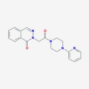 2-{2-oxo-2-[4-(pyridin-2-yl)piperazin-1-yl]ethyl}phthalazin-1(2H)-one