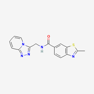 N-([1,2,4]triazolo[4,3-a]pyridin-3-ylmethyl)-2-methylbenzo[d]thiazole-6-carboxamide