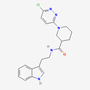 1-(6-chloropyridazin-3-yl)-N-[2-(1H-indol-3-yl)ethyl]piperidine-3-carboxamide