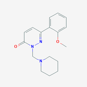 6-(2-methoxyphenyl)-2-(piperidin-1-ylmethyl)pyridazin-3(2H)-one