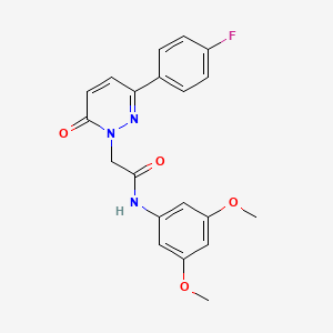 N-(3,5-dimethoxyphenyl)-2-(3-(4-fluorophenyl)-6-oxopyridazin-1(6H)-yl)acetamide