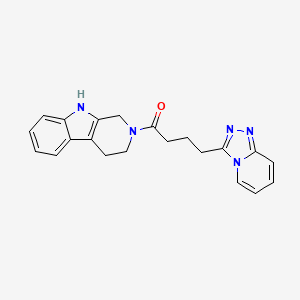 1-(1,3,4,9-tetrahydro-2H-beta-carbolin-2-yl)-4-([1,2,4]triazolo[4,3-a]pyridin-3-yl)butan-1-one