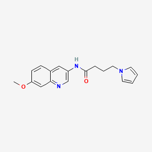 N-(7-Methoxy-3-quinolyl)-4-(1H-pyrrol-1-YL)butanamide