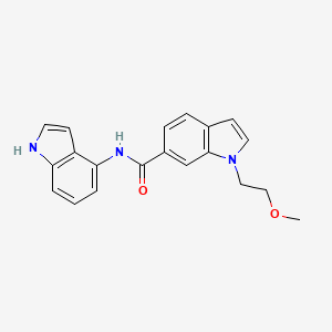 N-(1H-indol-4-yl)-1-(2-methoxyethyl)-1H-indole-6-carboxamide