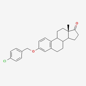 (8xi,9xi,14xi)-3-[(4-Chlorobenzyl)oxy]estra-1(10),2,4-trien-17-one