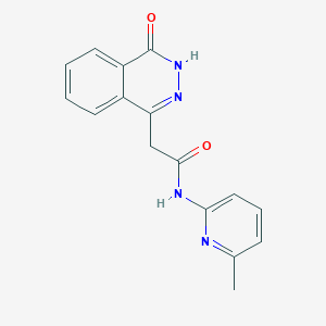 N-(6-methylpyridin-2-yl)-2-(4-oxo-3,4-dihydrophthalazin-1-yl)acetamide