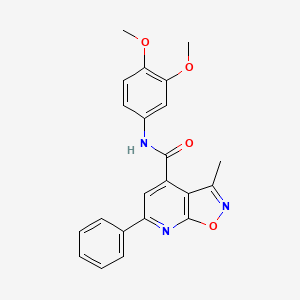 N-(3,4-dimethoxyphenyl)-3-methyl-6-phenyl[1,2]oxazolo[5,4-b]pyridine-4-carboxamide