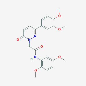 N-(2,5-dimethoxyphenyl)-2-(3-(3,4-dimethoxyphenyl)-6-oxopyridazin-1(6H)-yl)acetamide