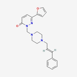 6-(furan-2-yl)-2-({4-[(2E)-3-phenylprop-2-en-1-yl]piperazin-1-yl}methyl)pyridazin-3(2H)-one