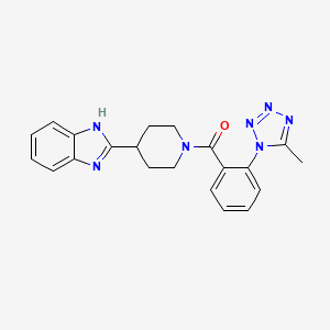 [4-(1H-benzimidazol-2-yl)piperidin-1-yl][2-(5-methyl-1H-tetrazol-1-yl)phenyl]methanone