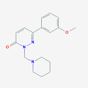 6-(3-methoxyphenyl)-2-(piperidin-1-ylmethyl)pyridazin-3(2H)-one