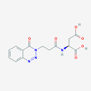 N-[3-(4-oxo-1,2,3-benzotriazin-3(4H)-yl)propanoyl]-L-aspartic acid