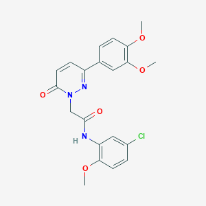 N-(5-chloro-2-methoxyphenyl)-2-(3-(3,4-dimethoxyphenyl)-6-oxopyridazin-1(6H)-yl)acetamide