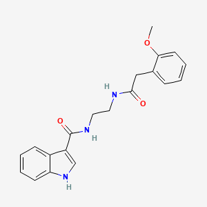 N-(2-{[(2-methoxyphenyl)acetyl]amino}ethyl)-1H-indole-3-carboxamide