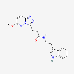 N-[2-(1H-indol-3-yl)ethyl]-3-(6-methoxy[1,2,4]triazolo[4,3-b]pyridazin-3-yl)propanamide