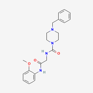 4-benzyl-N-{2-[(2-methoxyphenyl)amino]-2-oxoethyl}piperazine-1-carboxamide