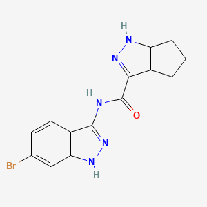 N-(6-bromo-1H-indazol-3-yl)-2,4,5,6-tetrahydrocyclopenta[c]pyrazole-3-carboxamide