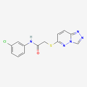 N-(3-chlorophenyl)-2-([1,2,4]triazolo[4,3-b]pyridazin-6-ylsulfanyl)acetamide