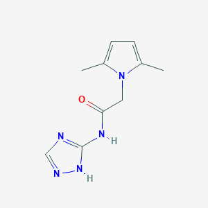 molecular formula C10H13N5O B11001764 2-(2,5-dimethyl-1H-pyrrol-1-yl)-N-(1H-1,2,4-triazol-5-yl)acetamide 