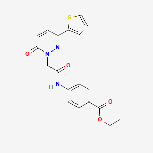 propan-2-yl 4-({[6-oxo-3-(thiophen-2-yl)pyridazin-1(6H)-yl]acetyl}amino)benzoate