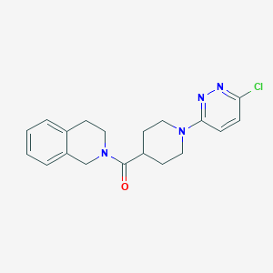 (1-(6-chloropyridazin-3-yl)piperidin-4-yl)(3,4-dihydroisoquinolin-2(1H)-yl)methanone