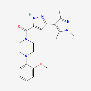 [4-(2-methoxyphenyl)piperazin-1-yl](1',3',5'-trimethyl-1'H,2H-3,4'-bipyrazol-5-yl)methanone