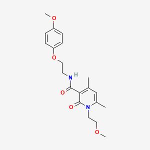 1-(2-methoxyethyl)-N-[2-(4-methoxyphenoxy)ethyl]-4,6-dimethyl-2-oxo-1,2-dihydropyridine-3-carboxamide