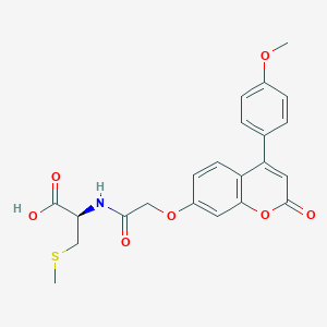 N-({[4-(4-methoxyphenyl)-2-oxo-2H-chromen-7-yl]oxy}acetyl)-S-methyl-L-cysteine