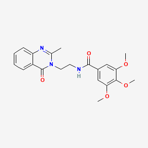 3,4,5-trimethoxy-N-[2-(2-methyl-4-oxoquinazolin-3(4H)-yl)ethyl]benzamide