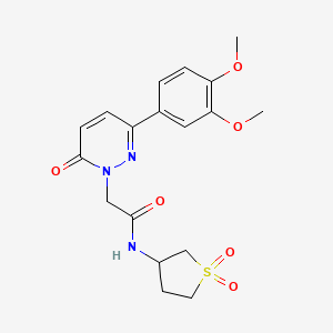 2-[3-(3,4-dimethoxyphenyl)-6-oxopyridazin-1(6H)-yl]-N-(1,1-dioxidotetrahydrothiophen-3-yl)acetamide