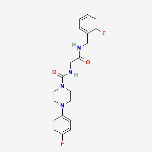 N-{2-[(2-fluorobenzyl)amino]-2-oxoethyl}-4-(4-fluorophenyl)piperazine-1-carboxamide