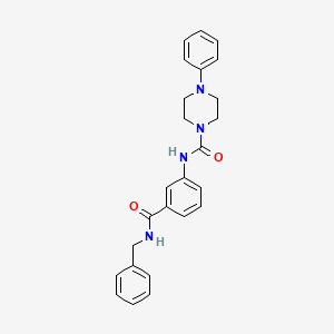 N-[3-(benzylcarbamoyl)phenyl]-4-phenylpiperazine-1-carboxamide