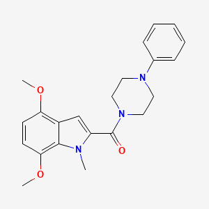 (4,7-dimethoxy-1-methyl-1H-indol-2-yl)(4-phenylpiperazin-1-yl)methanone