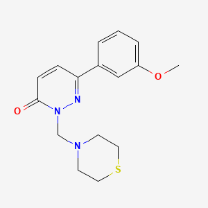 6-(3-methoxyphenyl)-2-(thiomorpholin-4-ylmethyl)pyridazin-3(2H)-one