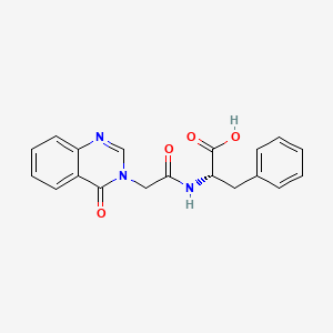 N-[(4-oxoquinazolin-3(4H)-yl)acetyl]-L-phenylalanine