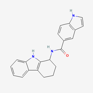 N-(2,3,4,9-Tetrahydro-1H-carbazol-1-YL)-1H-indole-5-carboxamide