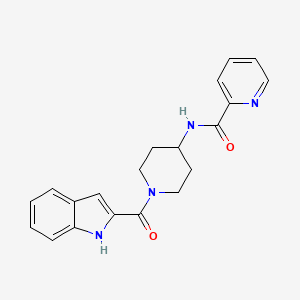 N-[1-(1H-indol-2-ylcarbonyl)piperidin-4-yl]pyridine-2-carboxamide