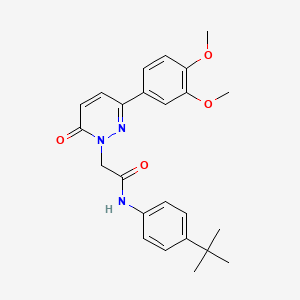 N-(4-tert-butylphenyl)-2-[3-(3,4-dimethoxyphenyl)-6-oxopyridazin-1(6H)-yl]acetamide