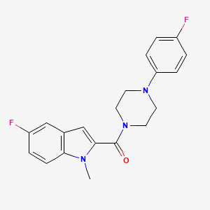 (5-fluoro-1-methyl-1H-indol-2-yl)[4-(4-fluorophenyl)piperazin-1-yl]methanone