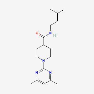 1-(4,6-dimethylpyrimidin-2-yl)-N-(3-methylbutyl)piperidine-4-carboxamide