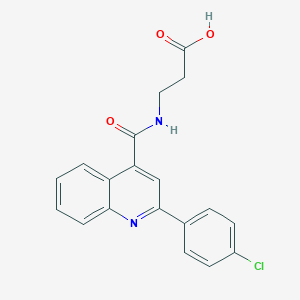 N-{[2-(4-chlorophenyl)quinolin-4-yl]carbonyl}-beta-alanine