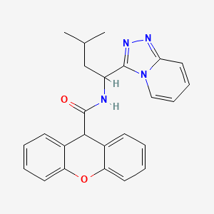 N-[3-methyl-1-([1,2,4]triazolo[4,3-a]pyridin-3-yl)butyl]-9H-xanthene-9-carboxamide