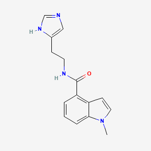 N-[2-(1H-imidazol-4-yl)ethyl]-1-methyl-1H-indole-4-carboxamide