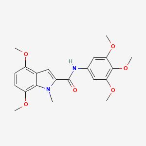 4,7-dimethoxy-1-methyl-N-(3,4,5-trimethoxyphenyl)-1H-indole-2-carboxamide